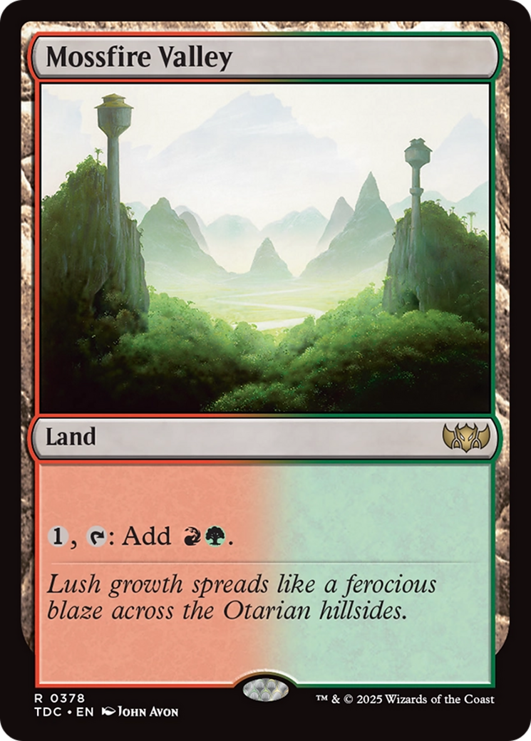 Mossfire Valley [Tarkir: Dragonstorm Commander] - Magic: The Gathering - Card Brawlers | Quebec | Canada |
