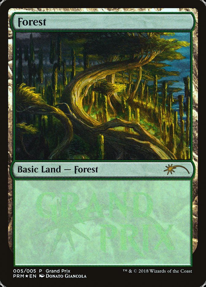 Forest (2018f) [Grand Prix Promos] - Magic: The Gathering - Card Brawlers | Quebec | Canada |