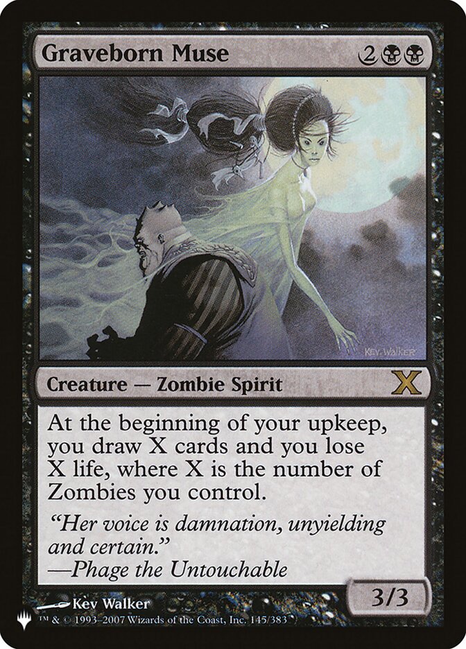 Graveborn Muse [The List] - Magic: The Gathering - Card Brawlers | Quebec | Canada |