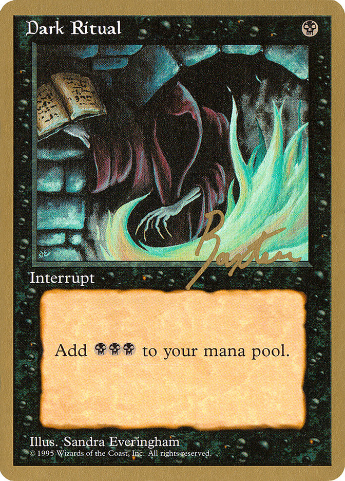 Dark Ritual (George Baxter) [Pro Tour Collector Set] - Magic: The Gathering - Card Brawlers | Quebec | Canada |
