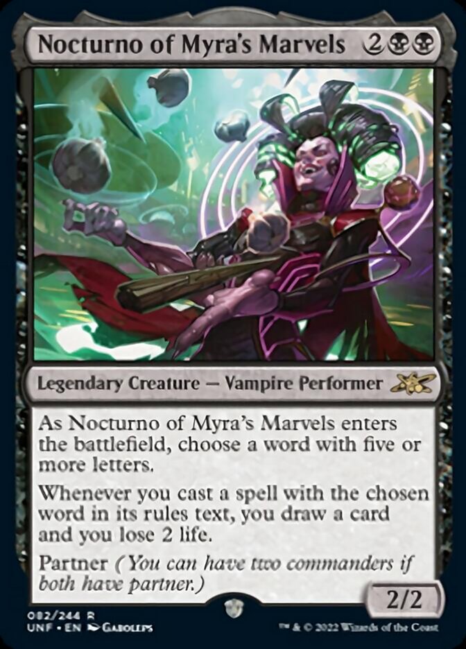 Nocturno of Myra's Marvels [Unfinity] - Magic: The Gathering - Card Brawlers | Quebec | Canada |