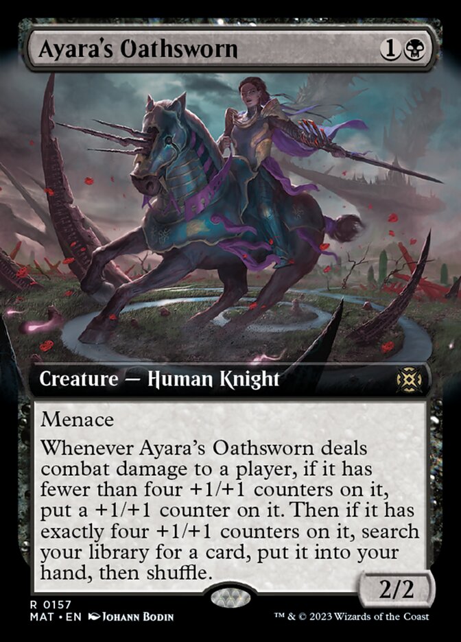 Ayara's Oathsworn (Extended Art) [March of the Machine: The Aftermath] - Magic: The Gathering - Card Brawlers | Quebec | Canada |