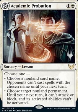 Academic Probation (Promo Pack) [Strixhaven: School of Mages Promos] - Magic: The Gathering - Card Brawlers | Quebec | Canada |