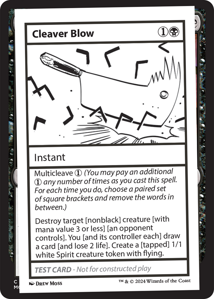 Cleaver Blow [Mystery Booster 2 Playtest Cards] - Magic: The Gathering - Card Brawlers | Quebec | Canada |