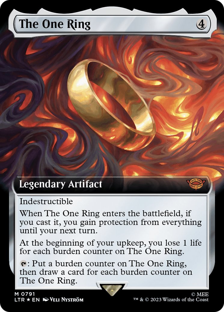 The One Ring (Extended Art) (Surge Foil) [The Lord of the Rings: Tales of Middle-Earth] - Magic: The Gathering - Card Brawlers | Quebec | Canada |