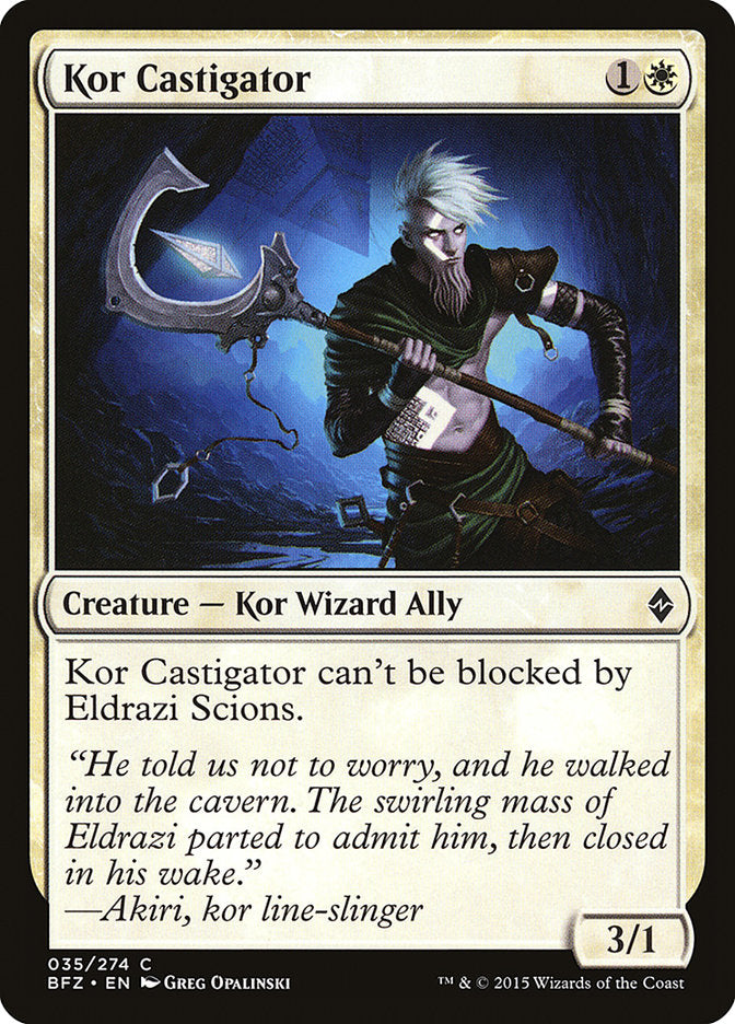 Kor Castigator [Battle for Zendikar] - Magic: The Gathering - Card Brawlers | Quebec | Canada |