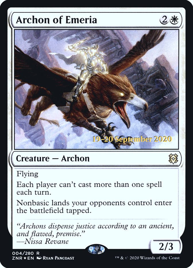 Archon of Emeria [Zendikar Rising Prerelease Promos] - Magic: The Gathering - Card Brawlers | Quebec | Canada |
