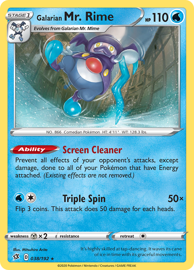 Galarian Mr. Rime (038/192) [Sword & Shield: Rebel Clash] - Pokémon - Card Brawlers | Quebec | Canada |