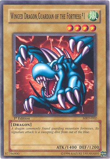 Winged Dragon, Guardian of the Fortress #1 [MRD-002] Common - Yu-Gi-Oh! - Card Brawlers | Quebec | Canada |