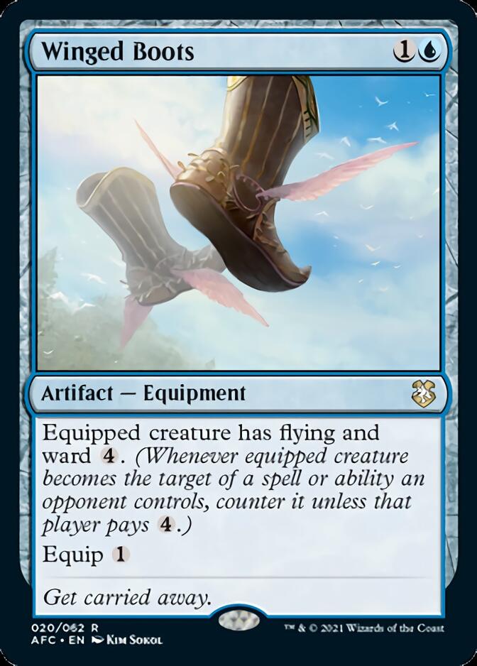 Winged Boots [Dungeons & Dragons: Adventures in the Forgotten Realms Commander] - Magic: The Gathering - Card Brawlers | Quebec | Canada |