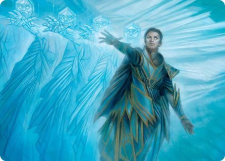 Echoing Equation Art Card [Strixhaven: School of Mages Art Series] - Card Brawlers