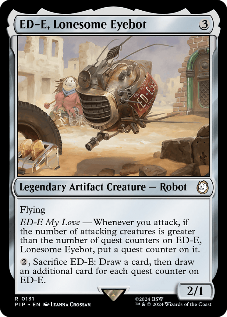ED - E, Lonesome Eyebot [Fallout] - Card Brawlers