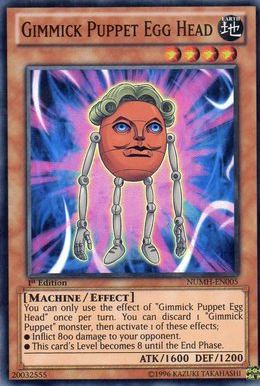Gimmick Puppet Egg Head [NUMH-EN005] Super Rare - Yu-Gi-Oh! - Card Brawlers | Quebec | Canada |