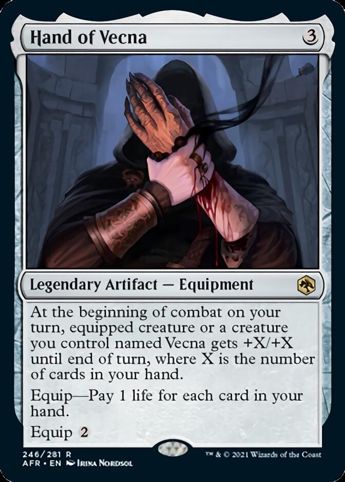 Hand of Vecna [Dungeons & Dragons: Adventures in the Forgotten Realms] - Magic: The Gathering - Card Brawlers | Quebec | Canada |