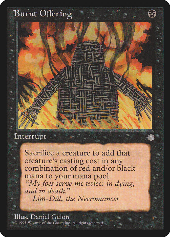 Burnt Offering [Ice Age] - Magic: The Gathering - Card Brawlers | Quebec | Canada |