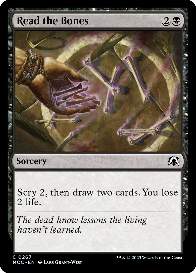 Read the Bones [March of the Machine Commander] - Magic: The Gathering - Card Brawlers | Quebec | Canada |
