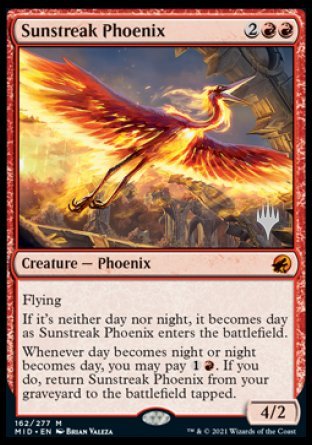 Sunstreak Phoenix (Promo Pack) [Innistrad: Midnight Hunt Promos] - Magic: The Gathering - Card Brawlers | Quebec | Canada |