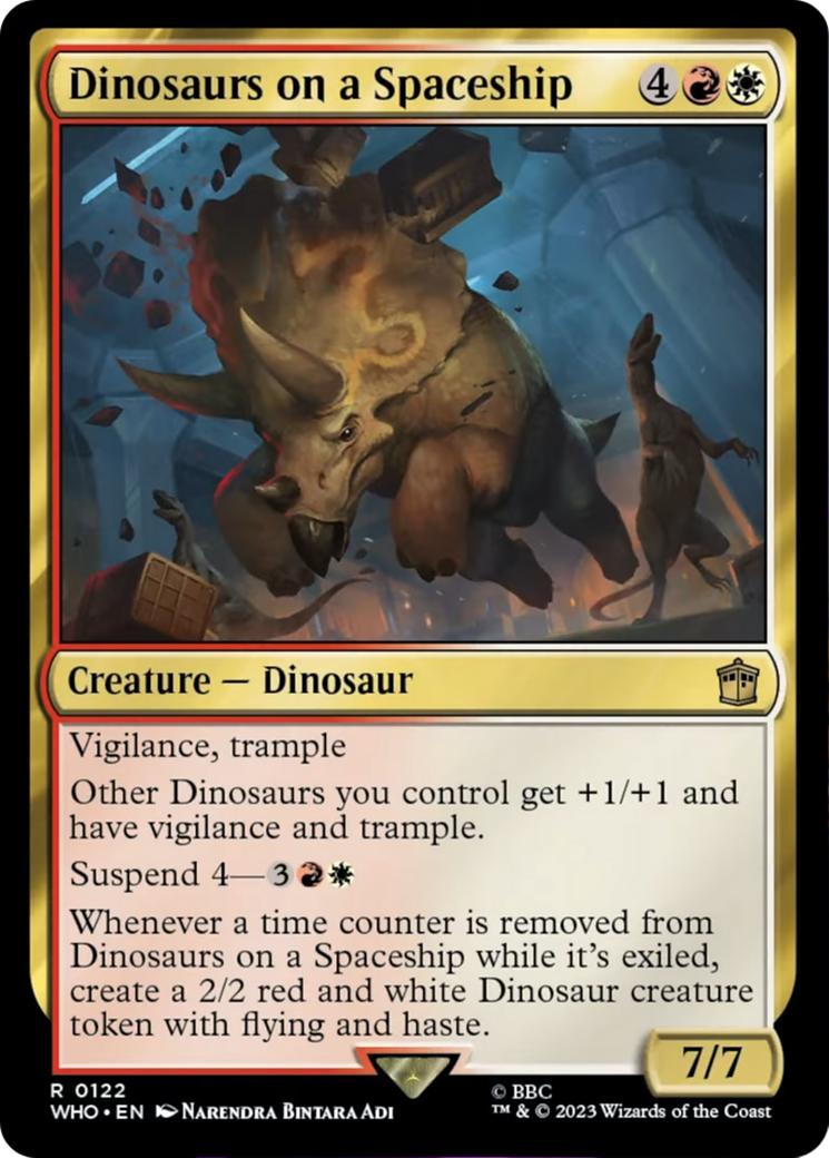 Dinosaurs on a Spaceship [Doctor Who] - Magic: The Gathering - Card Brawlers | Quebec | Canada |