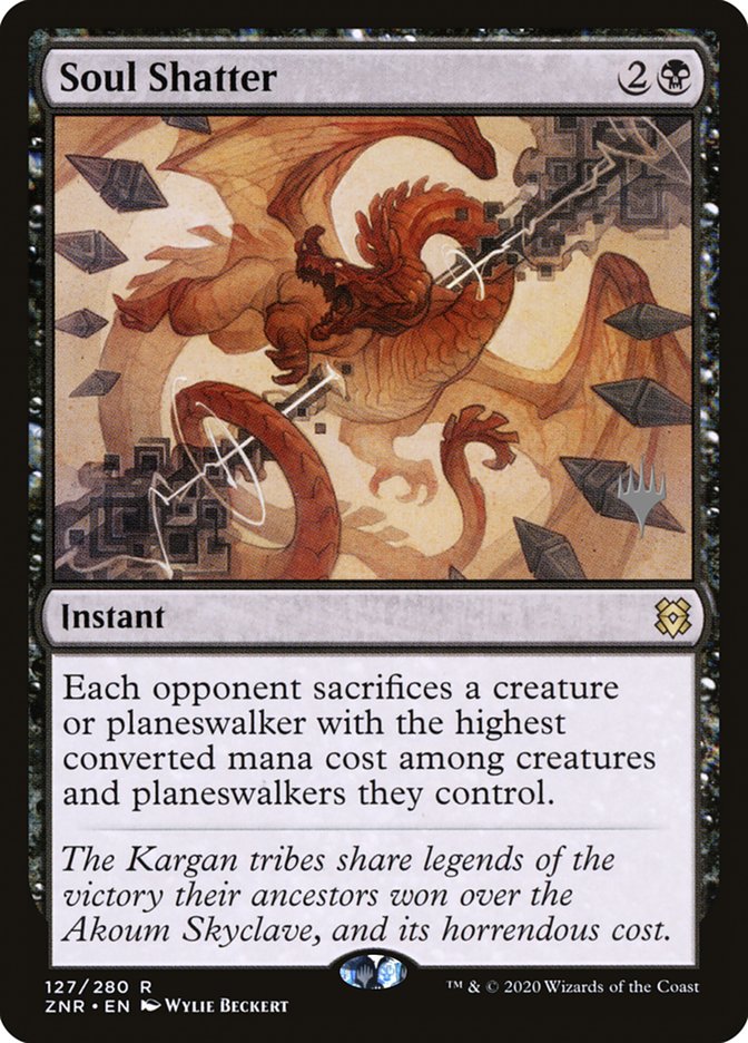 Soul Shatter (Promo Pack) [Zendikar Rising Promos] - Magic: The Gathering - Card Brawlers | Quebec | Canada |