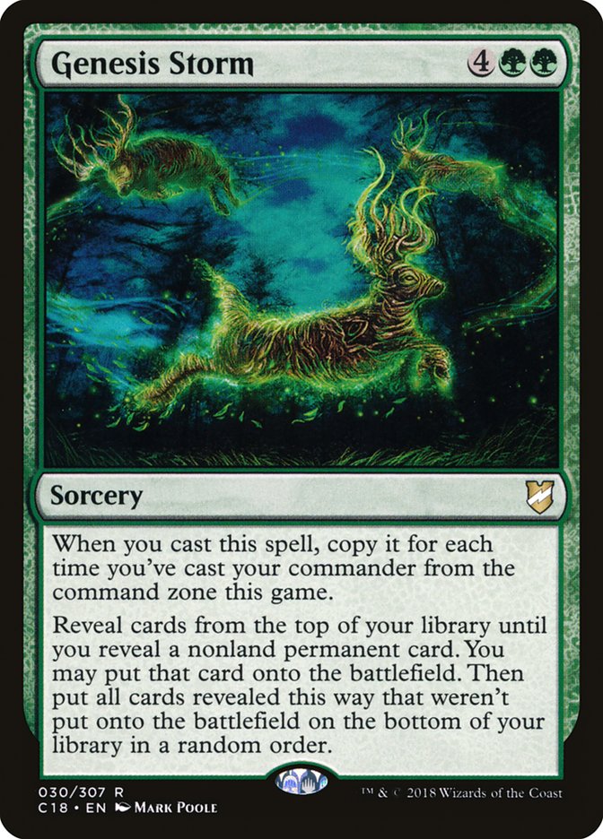 Genesis Storm [Commander 2018] - Magic: The Gathering - Card Brawlers | Quebec | Canada |