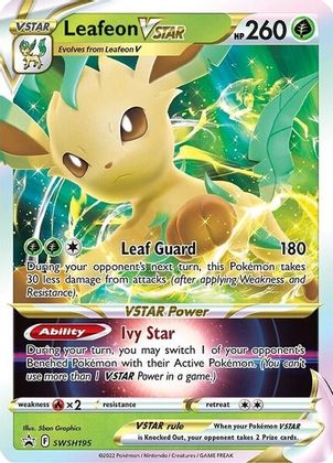Leafeon VSTAR (SWSH195) [Sword & Shield: Black Star Promos] - Pokémon - Card Brawlers | Quebec | Canada |