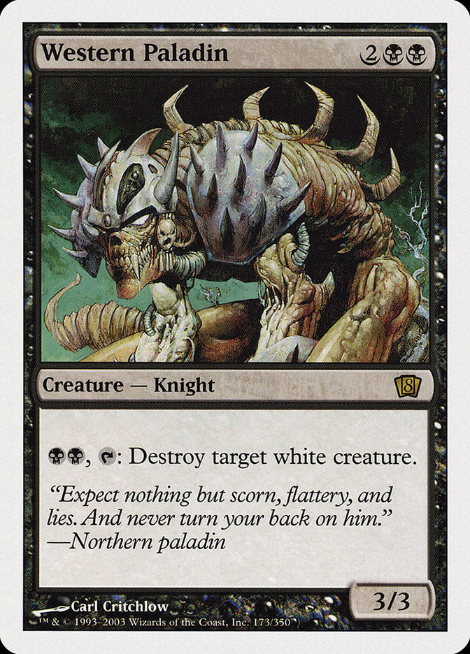 Western Paladin [Eighth Edition] - Magic: The Gathering - Card Brawlers | Quebec | Canada |