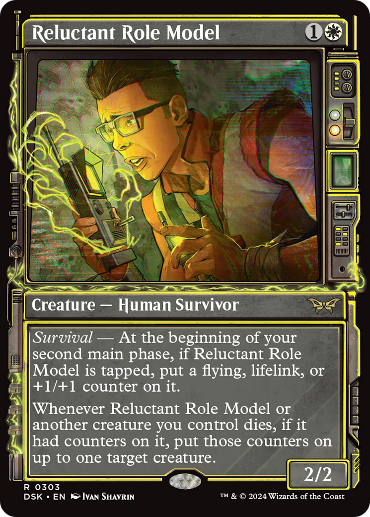 Reluctant Role Model (Showcase) [Duskmourn: House of Horror] - Magic: The Gathering - Card Brawlers | Quebec | Canada |