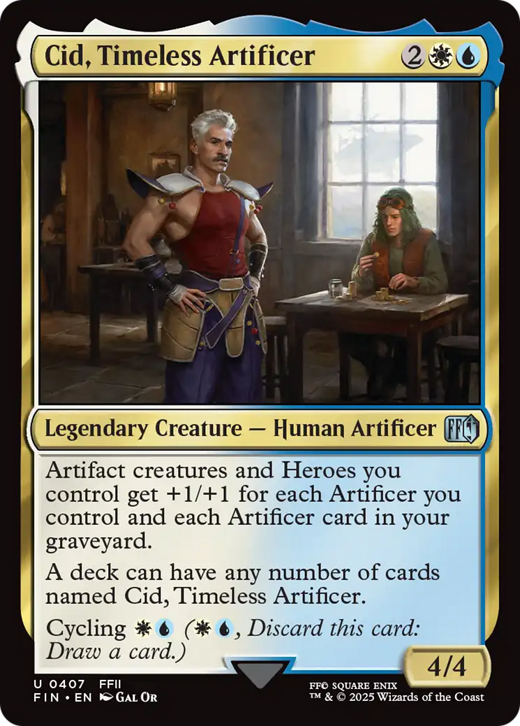 Cid, Timeless Artificer (0407) [FINAL FANTASY] - Magic: The Gathering - Card Brawlers | Quebec | Canada |