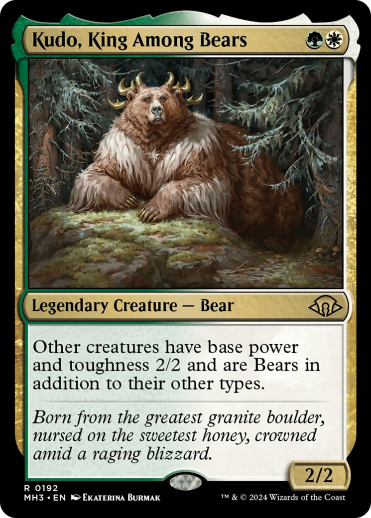 Kudo, King Among Bears [Modern Horizons 3] - Magic: The Gathering - Card Brawlers | Quebec | Canada |