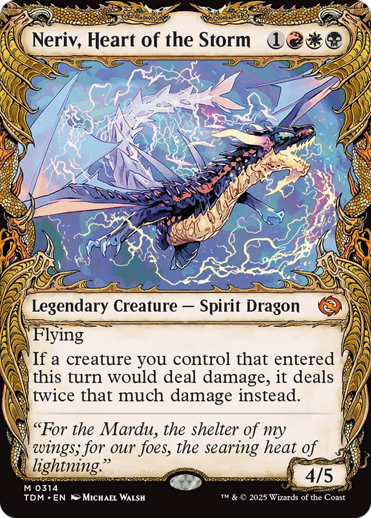 Neriv, Heart of the Storm (Showcase) [Tarkir: Dragonstorm] - Magic: The Gathering - Card Brawlers | Quebec | Canada |