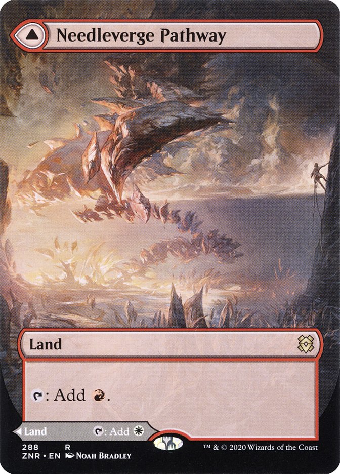 Needleverge Pathway // Pillarverge Pathway (Borderless Alternate Art) [Zendikar Rising] - Magic: The Gathering - Card Brawlers | Quebec | Canada |