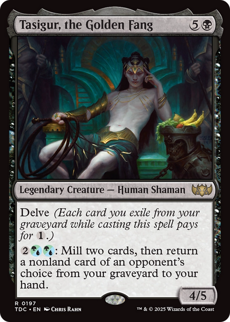 Tasigur, the Golden Fang [Tarkir: Dragonstorm Commander] - Magic: The Gathering - Card Brawlers | Quebec | Canada |