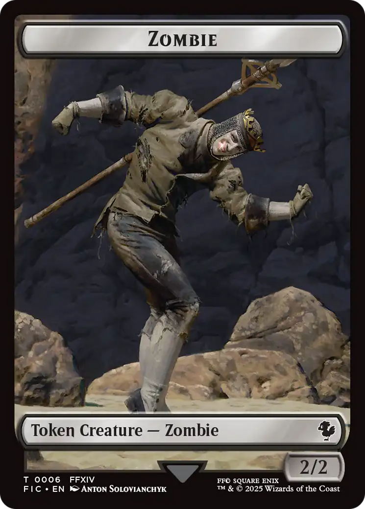 Moogle // Zombie Double-Sided Token (Surge Foil) [FINAL FANTASY Commander Tokens] - Magic: The Gathering - Card Brawlers | Quebec | Canada |