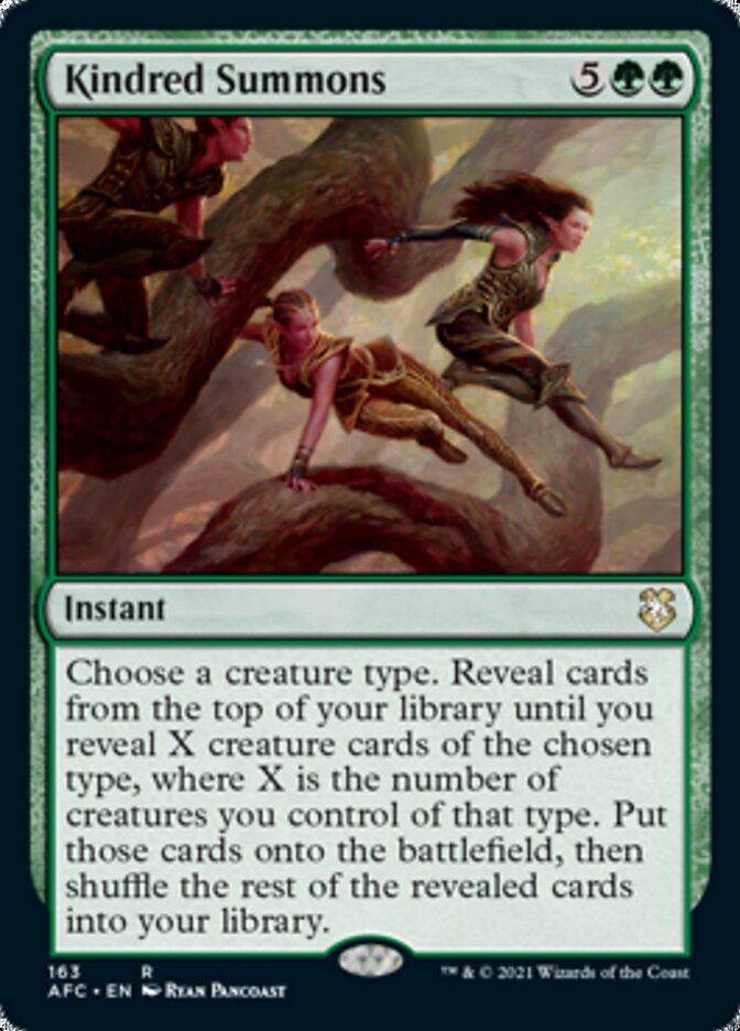 Kindred Summons [Dungeons & Dragons: Adventures in the Forgotten Realms Commander] - Magic: The Gathering - Card Brawlers | Quebec | Canada |
