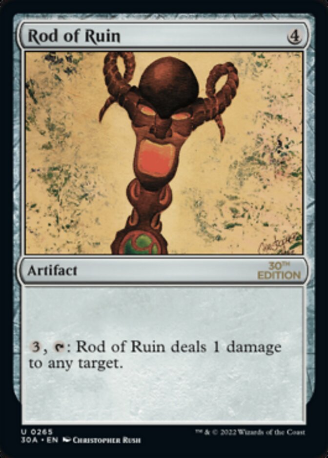 Rod of Ruin [30th Anniversary Edition] - Magic: The Gathering - Card Brawlers | Quebec | Canada |