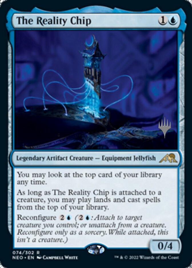The Reality Chip (Promo Pack) [Kamigawa: Neon Dynasty Promos] - Magic: The Gathering - Card Brawlers | Quebec | Canada |