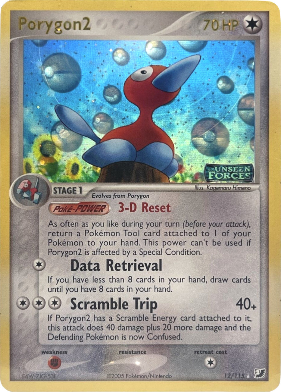 Porygon2 (12/115) (Stamped) [EX: Unseen Forces] - Pokémon - Card Brawlers | Quebec | Canada |