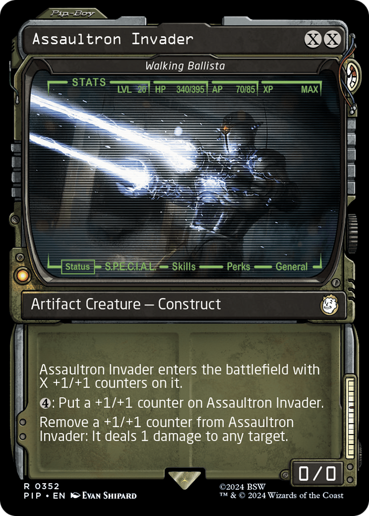 Assaultron Invader - Walking Ballista (Showcase) [Fallout] - Magic: The Gathering - Card Brawlers | Quebec | Canada |