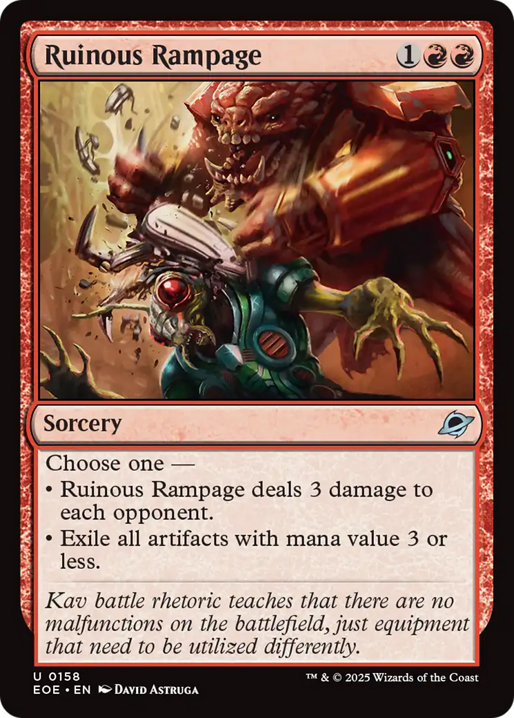 Ruinous Rampage [Edge of Eternities] - Magic: The Gathering - Card Brawlers | Quebec | Canada |