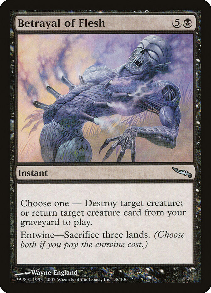 Betrayal of Flesh [Mirrodin] - Magic: The Gathering - Card Brawlers | Quebec | Canada |