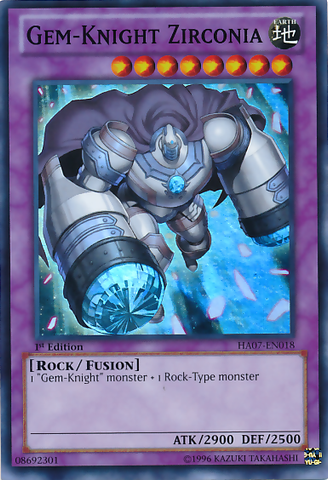 Gem-Knight Zirconia [HA07-EN018] Super Rare - Yu-Gi-Oh! - Card Brawlers | Quebec | Canada |