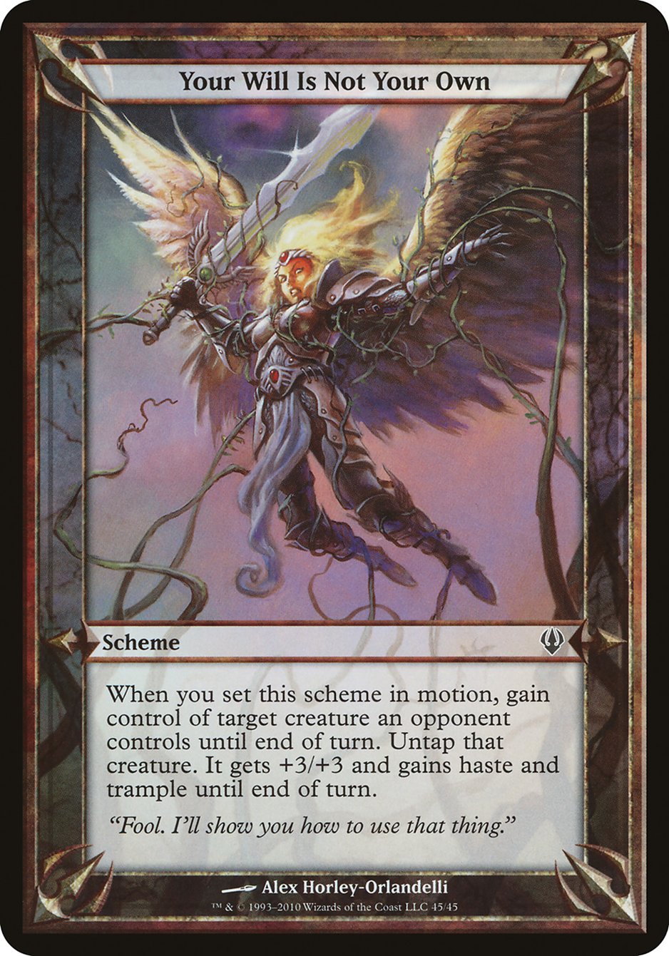 Your Will Is Not Your Own (Schemes) [Archenemy Schemes] - Magic: The Gathering - Card Brawlers | Quebec | Canada |