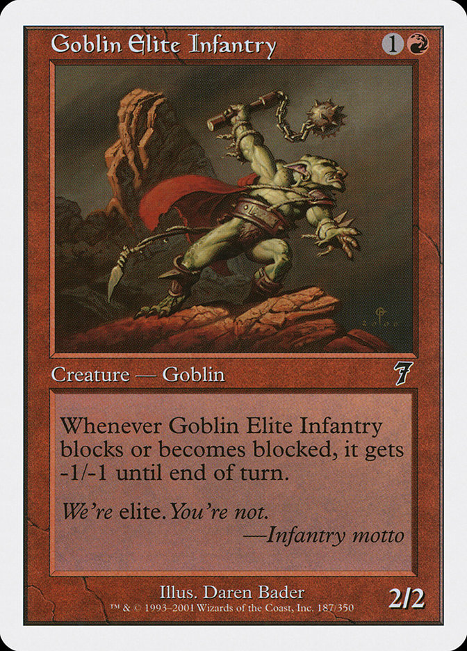 Goblin Elite Infantry [Seventh Edition] - Magic: The Gathering - Card Brawlers | Quebec | Canada |