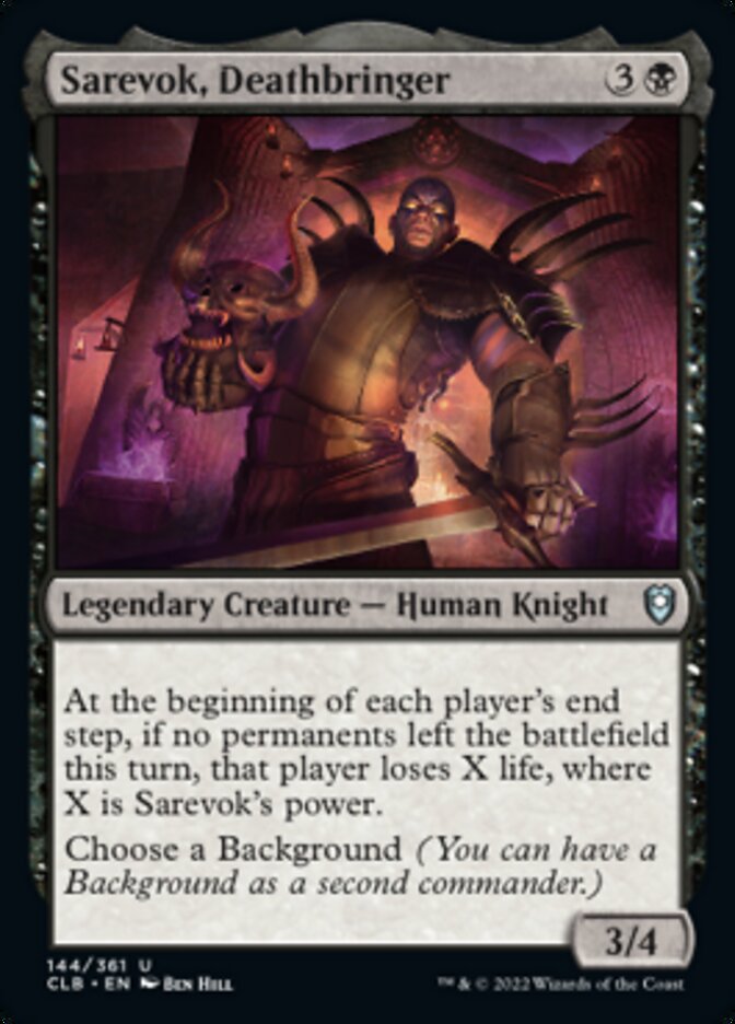 Sarevok, Deathbringer [Commander Legends: Battle for Baldur's Gate] - Magic: The Gathering - Card Brawlers | Quebec | Canada |