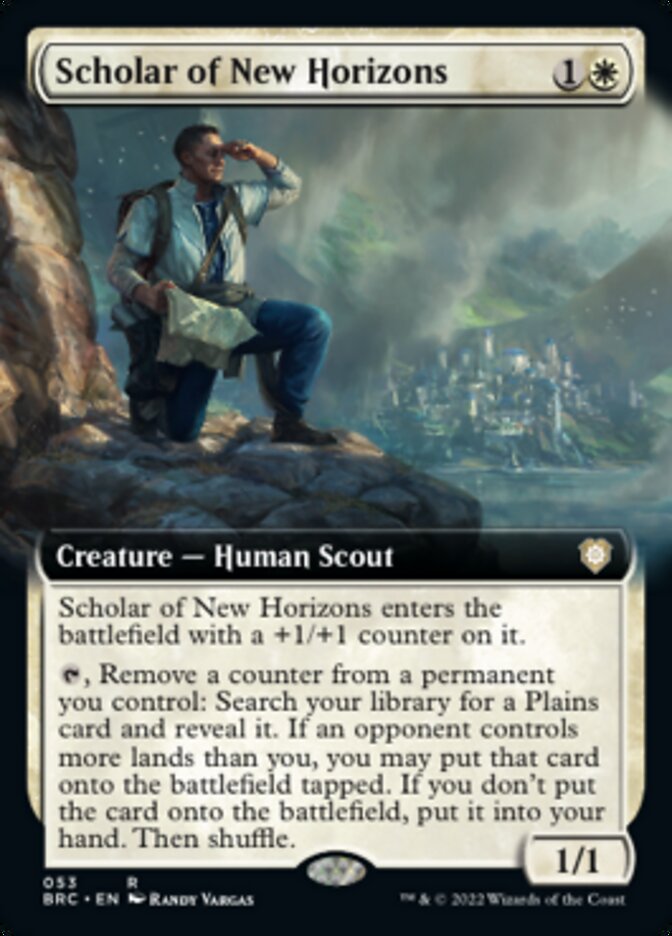 Scholar of New Horizons (Extended Art) [The Brothers' War Commander] - Magic: The Gathering - Card Brawlers | Quebec | Canada |