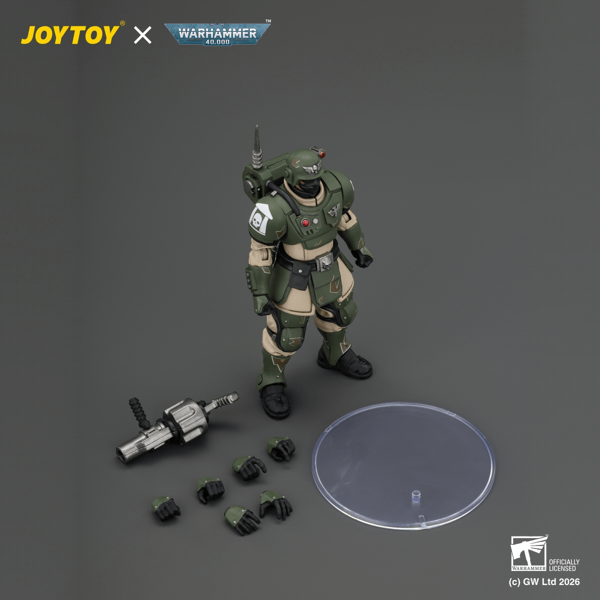 JOYTOY - Warhammer 40k - Astra Militarum - Kasrkin 5 with Grenade Launcher - (PREORDER) October 30, 2026