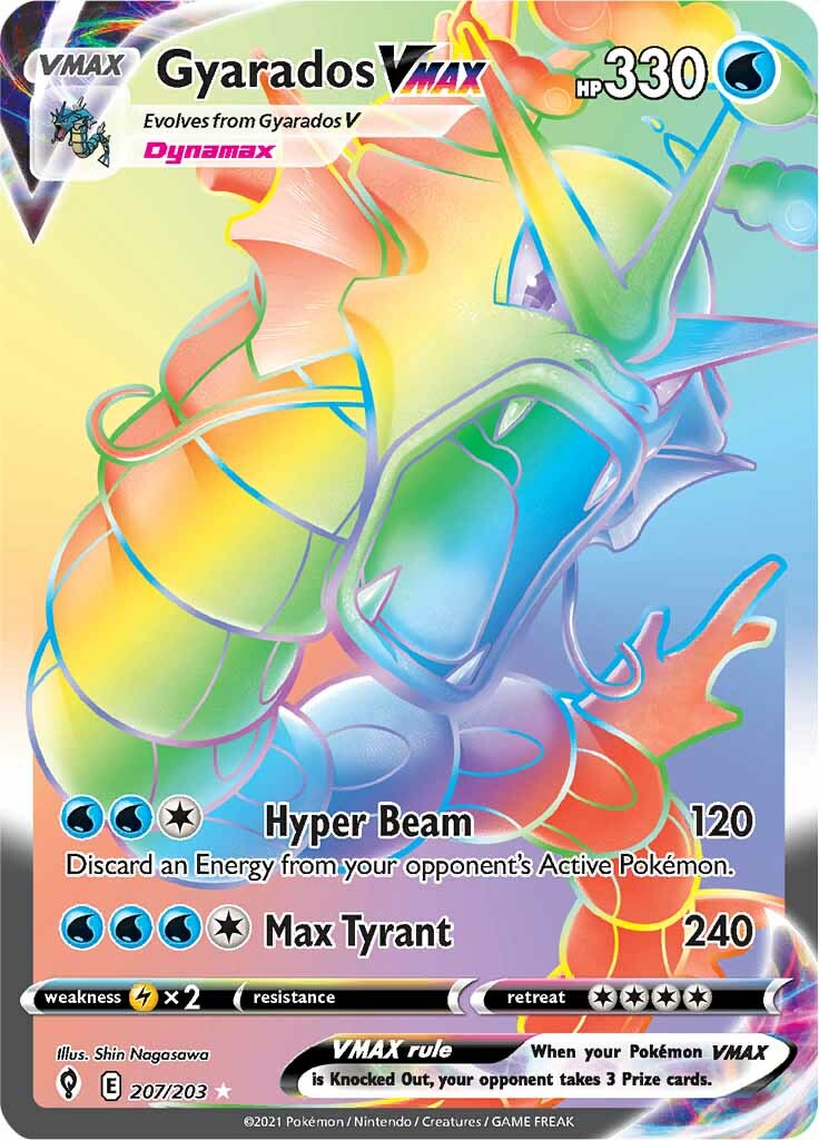 Gyarados VMAX (207/203) [Sword & Shield: Evolving Skies] - Pokémon - Card Brawlers | Quebec | Canada |
