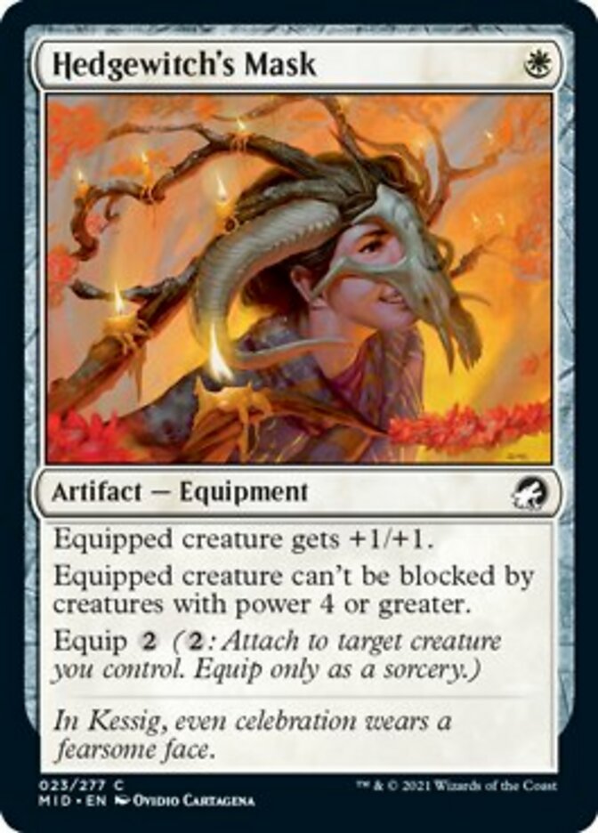 Hedgewitch's Mask [Innistrad: Midnight Hunt] - Magic: The Gathering - Card Brawlers | Quebec | Canada |