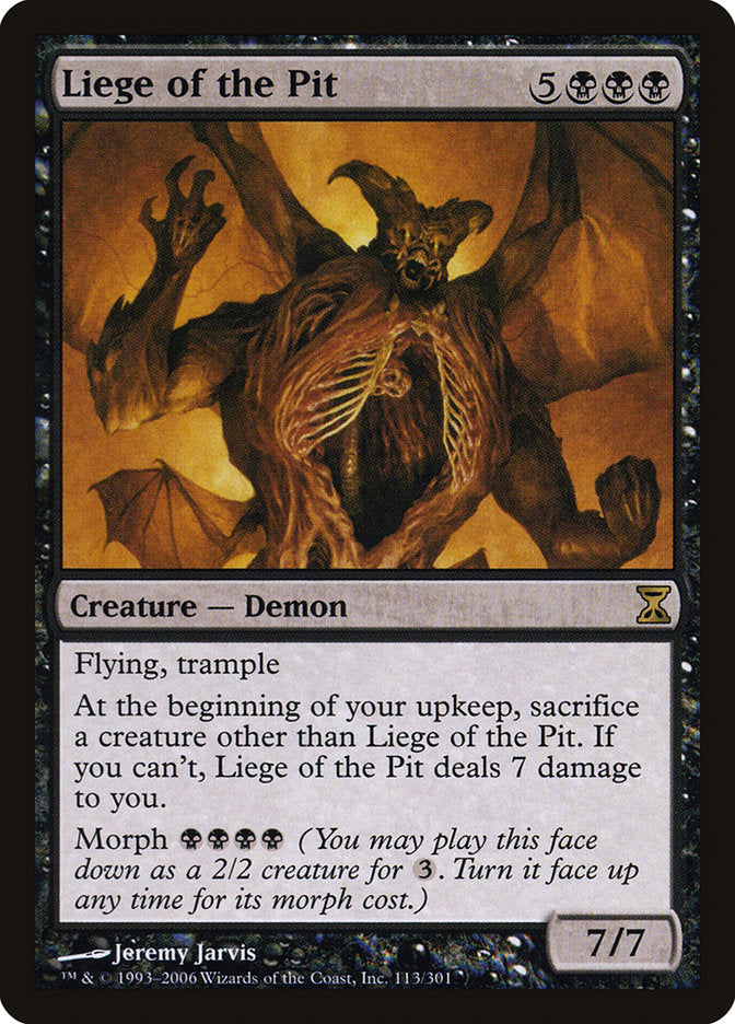 Liege of the Pit [Time Spiral] - Magic: The Gathering - Card Brawlers | Quebec | Canada |