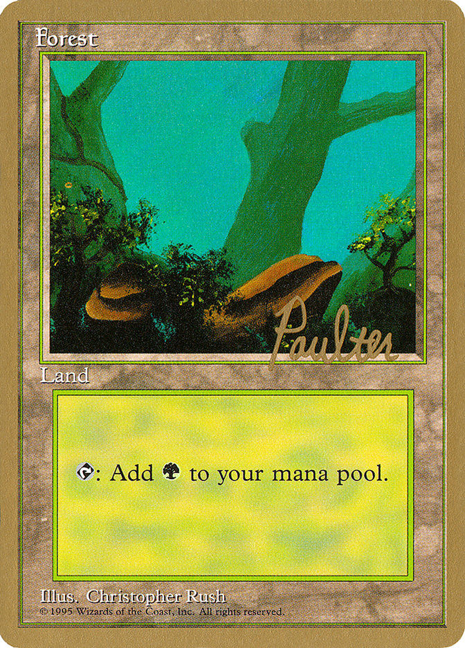 Forest (pp378) (Preston Poulter) [Pro Tour Collector Set] - Magic: The Gathering - Card Brawlers | Quebec | Canada |